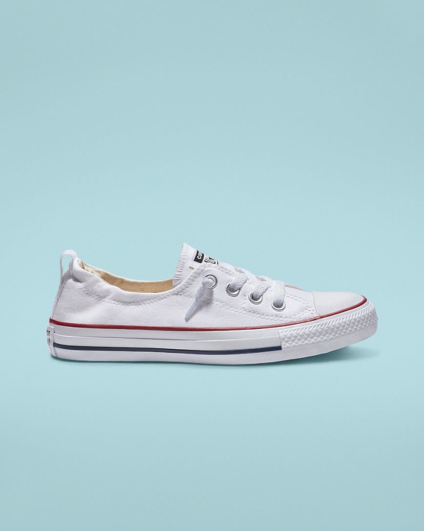 Slip On Tenisky Converse Chuck Taylor All Star Shoreline Damske Biele | SK N5MRK4